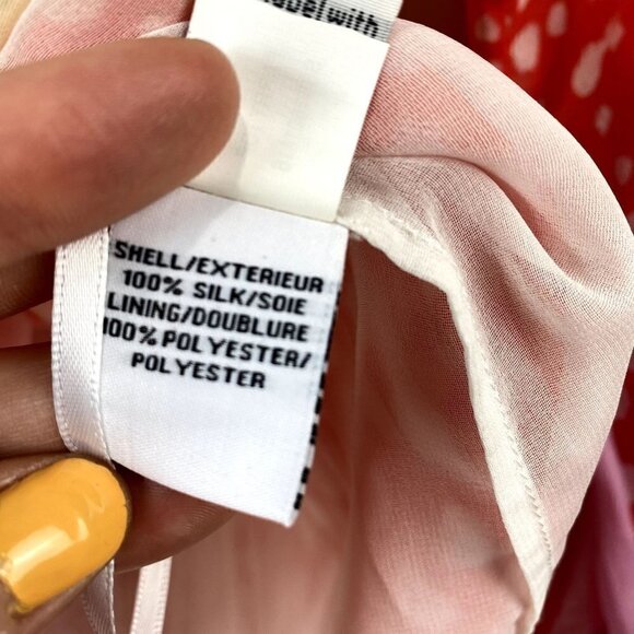 Diane von Furstenberg Parry Top Silk NWT 6 - Picture 9 of 10